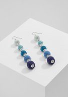 TOPSHOP Topshop GRADUATED THREAD BALL DROP Orecchini blue