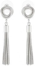 SNÃ? OF SWEDEN SNÃ? of Sweden WIRE SMALL TASSEL Orecchini silvercoloured