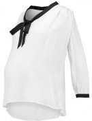 SLACKS & CO. Slacks & Co. SERENA Camicetta ecru/black
