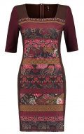 SMASH Smash NICOLE Abito in maglia coffee