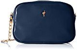 PACO MENA Paco MenaDianthus - Borsa a tracolla Donna , blu (Blau (Midnight-blue)), Taglia unica