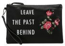 SPRINGFIELD Springfield FRASE FLOR BORDADA Pochette black