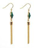 LOLA ROSE BOUTIQUE Lola Rose Boutique Taska – Orecchini con agata e pendenti, ottone, colore: Green, cod. TASKAEARRING068000