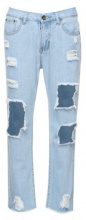 LESARA Jeans mom strappati