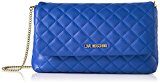 LOVE MOSCHINO Love Moschino Borsa Nappa Pu Trap.blu - Borse a spalla Donna, Blau (Blue), 15x28x6 cm (L x H D)
