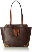 TAMARIS Tamaris Mette Shoulder Bag - Borse a spalla Donna, Braun (Dark Brown Comb.), 11x24x27 cm (B x H T)