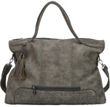 LESARA Borsa a tracolla con rivetti