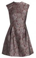 KIOMI KIOMI BROCADE DRESS Vestito elegante red & silver