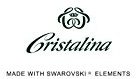 CRISTALINA Cristalina Siam - Orecchini stile Siam Gala, con cristalli a goccia, lunghezza 4,8 cm, colore: Rosso