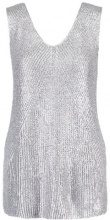 BENETTON Benetton CANOTTA Top silver