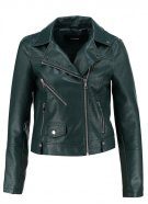 VERO MODA Vero Moda VMGOTTA SHORT Giacca in similpelle green gables