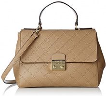 GUESS Guess HWARIAP7319, Borsa a Tracolla Donna, Beige (Taupe), 14x21x31 cm (W x H x L)
