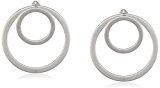 PILGRIM Pilgrim Orecchini da donna, mod. Winter, 0,4 cm - 26154, Placcato argento, cod. 261546013