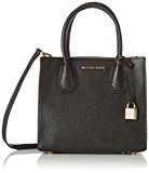 MICHAEL KORS Michael Kors Mercer, Borsa a Tracolla Donna, Nero (Black), 8.9x20.3x23.8 Centimeters (W x H x L)