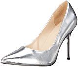 PLEASER Pleaser Classique 20, Scarpe Con Tacco Donna, Argento (Silver (Slv Met Pu)), 35 EU