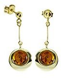 INCOLLECTIONS InCollections - Orecchini pendenti da donna con ambra, argento sterling 925, cod. 20263352100