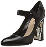 SEBASTIAN SebastianS7114 - Scarpe con Tacco Donna , Nero (Schwarz (Spaner/Nik)), 36 EU