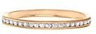 CARISSIMA GOLD Carissima Gold - Anello da Donna in Oro Rosa 9K (375) con Zirconia Cubica, Misura 17.2