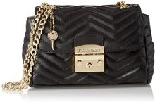 TWIN SET Twin Set Aa7pac, Borsa a Tracolla Donna, Nero, 8x14x20 cm (W x H x L)