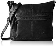 TOM TAILOR Tom Tailor AccJasmine - Borsa a tracolla Donna, Nero (Schwarz (schwarz 60)), 6x27x29 cm (B x H x T)