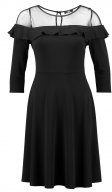 WALLIS Wallis RUFFLE Vestito di maglina black