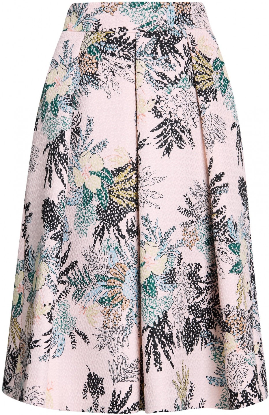oodji Collection Donna Gonna Midi con Pieghe Cannone
