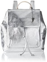 CLARKS Clarks Totterdown Bay, Borsa Donna, Argento (Metallic Leather), 15x30x42 cm (L x H x D)