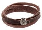 ROYAL REPUBLIQ Royal RepubliQ SPIRAL Bracciale brown