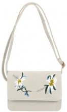 LESARA Borsa a tracolla con ricamo floreale