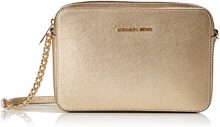 MICHAEL KORS Michael Kors Crossbodies, Borsa a Tracolla Donna, Oro (Pale Gold), 24.8x16.5x5.1 cm (W x H x L)