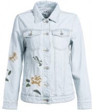 LESARA Giacca jeans con ricami