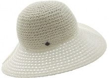 SEEBERGER Seeberger Serie Norderney, Cappelli da Sole Donna, Weiß (Weiss 0017), Taglia Unica