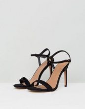 ASOS DESIGN Hands Down - Sandali effetto nudo con tacco a pianta larga