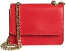 PIECES PIECES Simple Leather Crossbody Bag Women Red