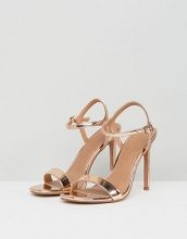 ASOS DESIGN Hands Down - Sandali effetto nudo con tacco