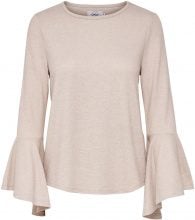 ONLY ONLY Flared Long Sleeved Blouse Women Beige
