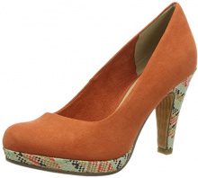 MARCO TOZZI Marco Tozzi 22416, Scarpe con Plateau Donna, Arancione (Orange 606), 38 EU
