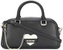 LOVE MOSCHINO Love Moschino - heart tote - women - Polyurethane - OS - BLACK
