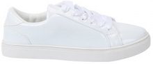 LESARA Sneakers laccate con lacci ampi
