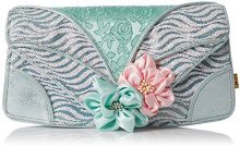 IRREGULAR CHOICE Irregular Choice Peach Melba Clutch - Pochette da giorno Donna, Verde (Mint), 10x16x30 cm (W x H L)