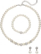 BPC BONPRIX COLL... Parure con perle (Beige) - bpc bonprix collection