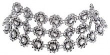 LESARA Choker con file di pietre
