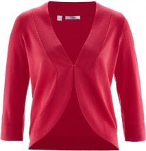 BPC BONPRIX COLL... Bolero in maglia a mezza manica (Rosso) - bpc bonprix collection