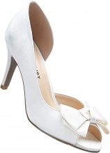 BODYFLIRT Décolleté in satin (Bianco) - BODYFLIRT