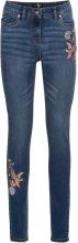 BODYFLIRT Jeans elasticizzato con ricamo (Blu) - BODYFLIRT
