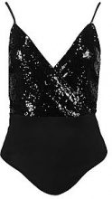 BOOHOO Petite emilie body a portafoglio con paillettes