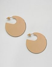 ASOS ASOS DESIGN - Orecchini a cerchio con cerchi pieni - Oro