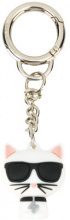 KARL LAGERFELD - Karl Lagerfeld - Portachiavi 'Karl Ikonik Choupette' - women - PVC - Taglia Unica - Bianco