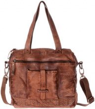 DUDU Borsa a tracolla Dudu Borsa donna in pelle lavata a tracolla con borchie e manici