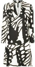 MARC CAIN - Marc Cain - printed shirt dress - women - viscose/Spandex/Elastane/Cotone - 40 - Nero